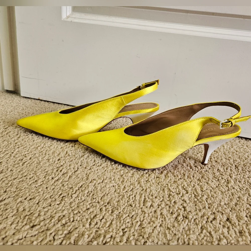 Tory Burch Elegant Pointed Slingback Pumps Size 9M - Picture 6 of 12